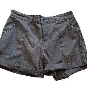 Sanctuary Gray Cargo Shorts with Flat Front Design medium